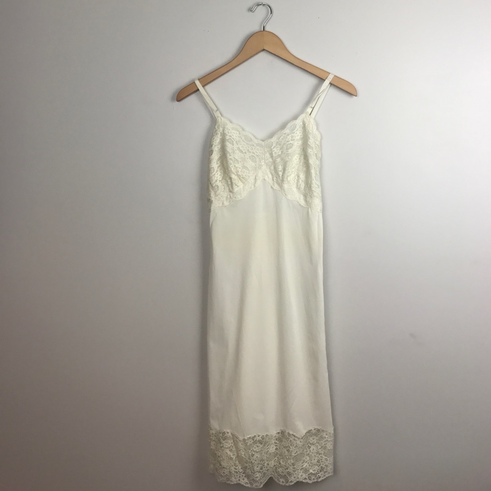 Beautiful Vintage Lace  Slip